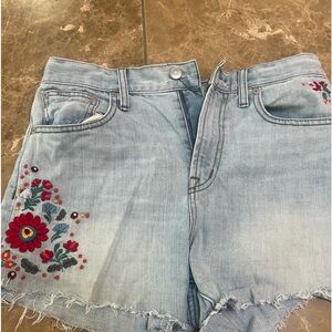 Madewell floral shorts